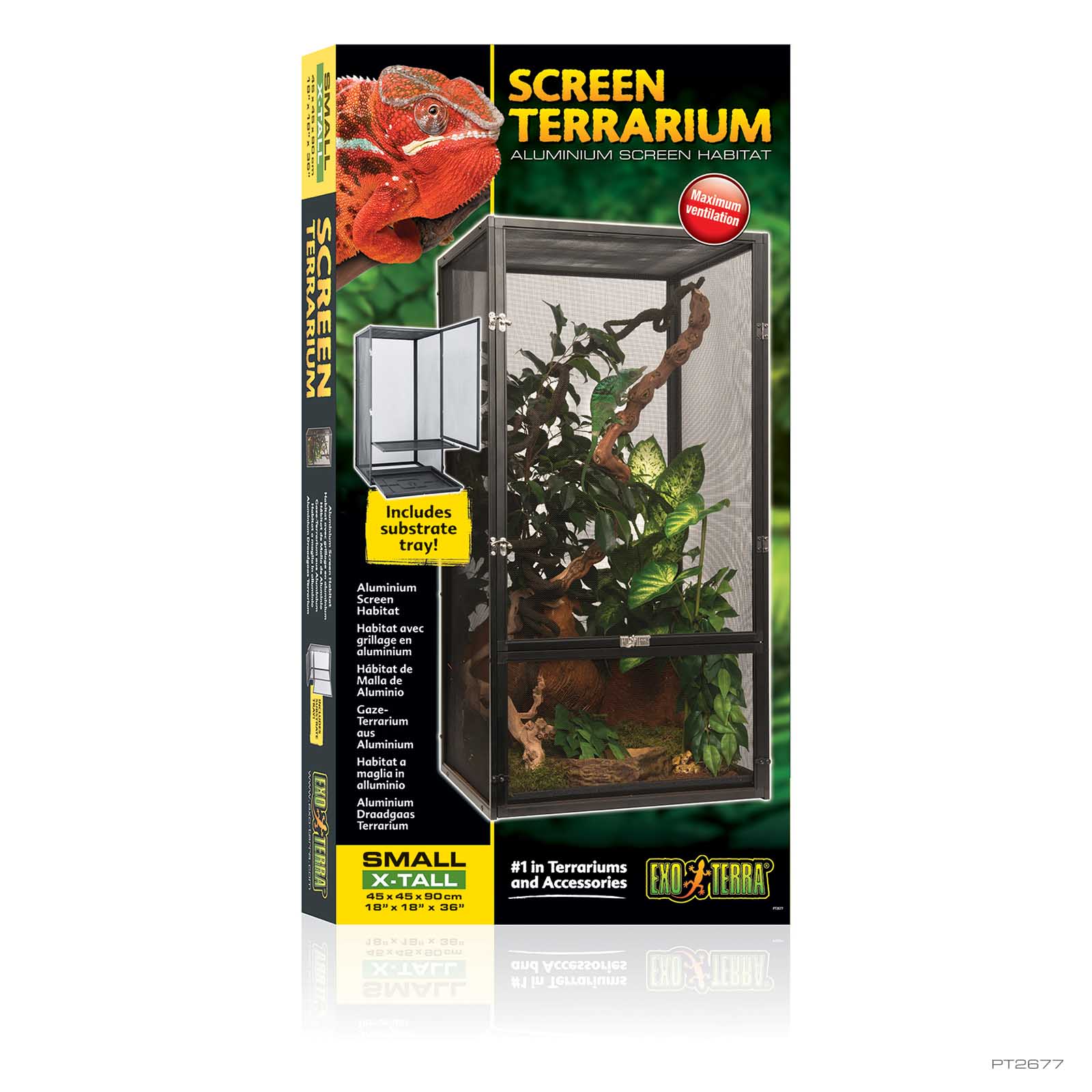Screen Terrarium Small X-Tall