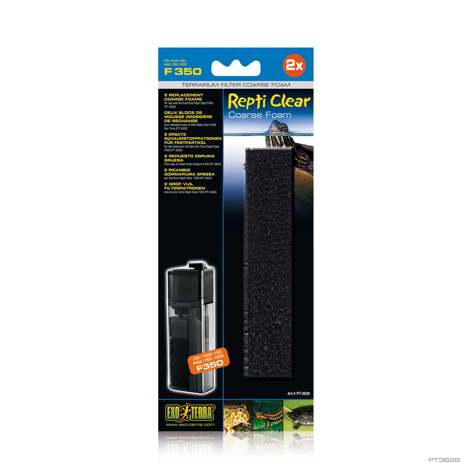 2 Coarse Foams for Repti Clear F350