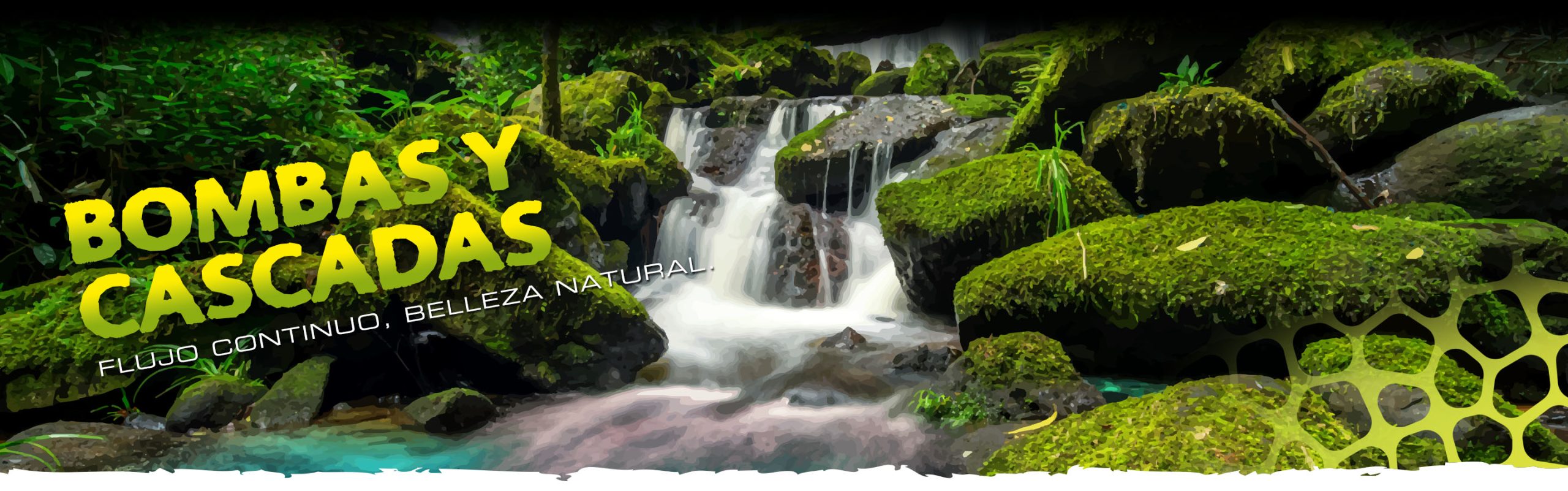 Pumps_Waterfalls_Header_Voronoi_subcat_ES Pumps & Filters Header